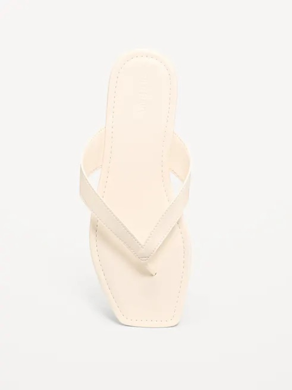 NWT 2 available Square Toe Faux Leather Flip Flop Size 9 Chic Sandal Flip Flop